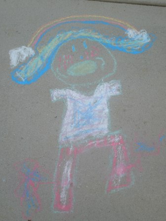 Kasen's chalk art